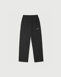 Wordmark Waffle Pants - Black