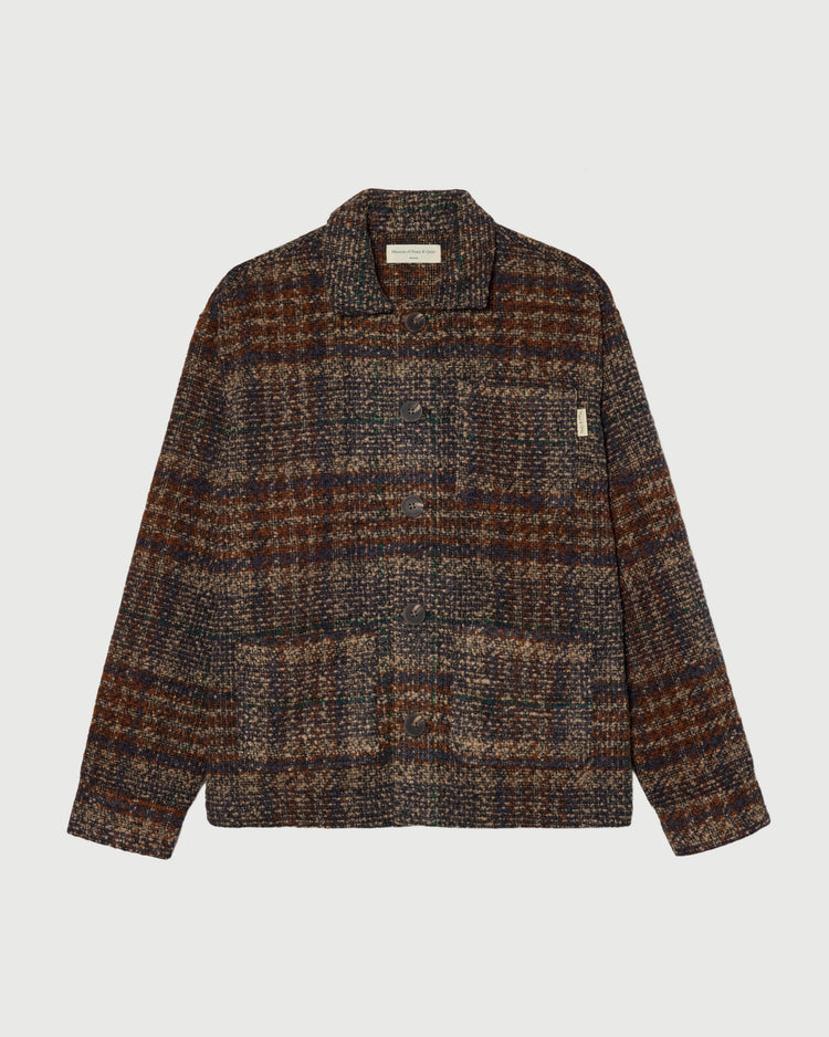 Chore Tweed Coat - Taupe