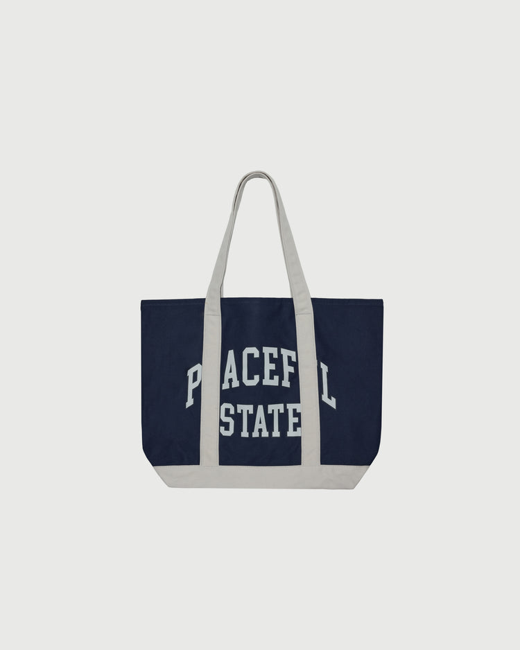 Peaceful Boat Tote - Navy