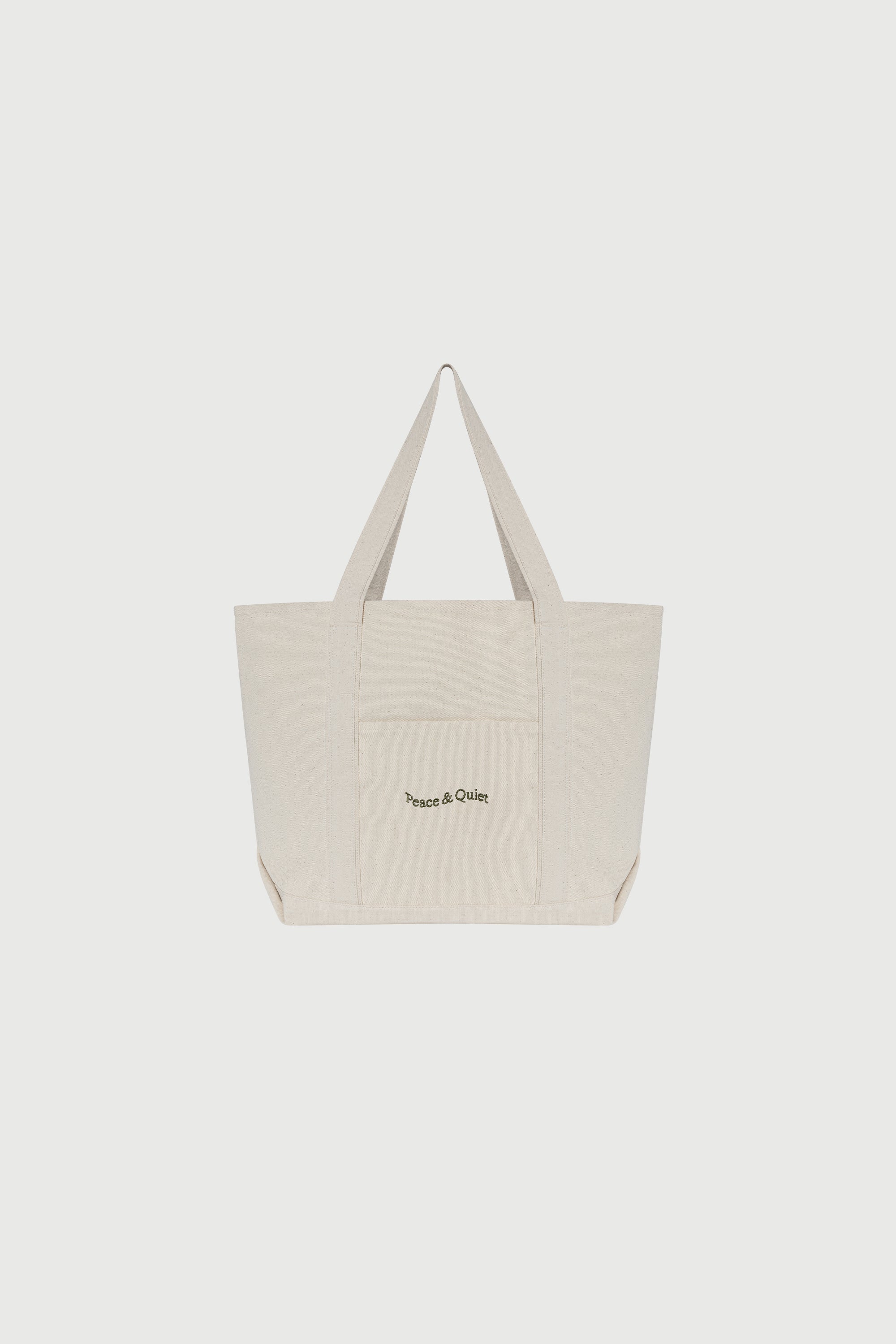 Classic Wordmark Boat Tote Bag - Bone/Natural