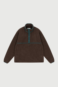 Wordmark Polar Fleece - Brown