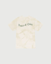 Wordmark Tye Dye Tee - Bone