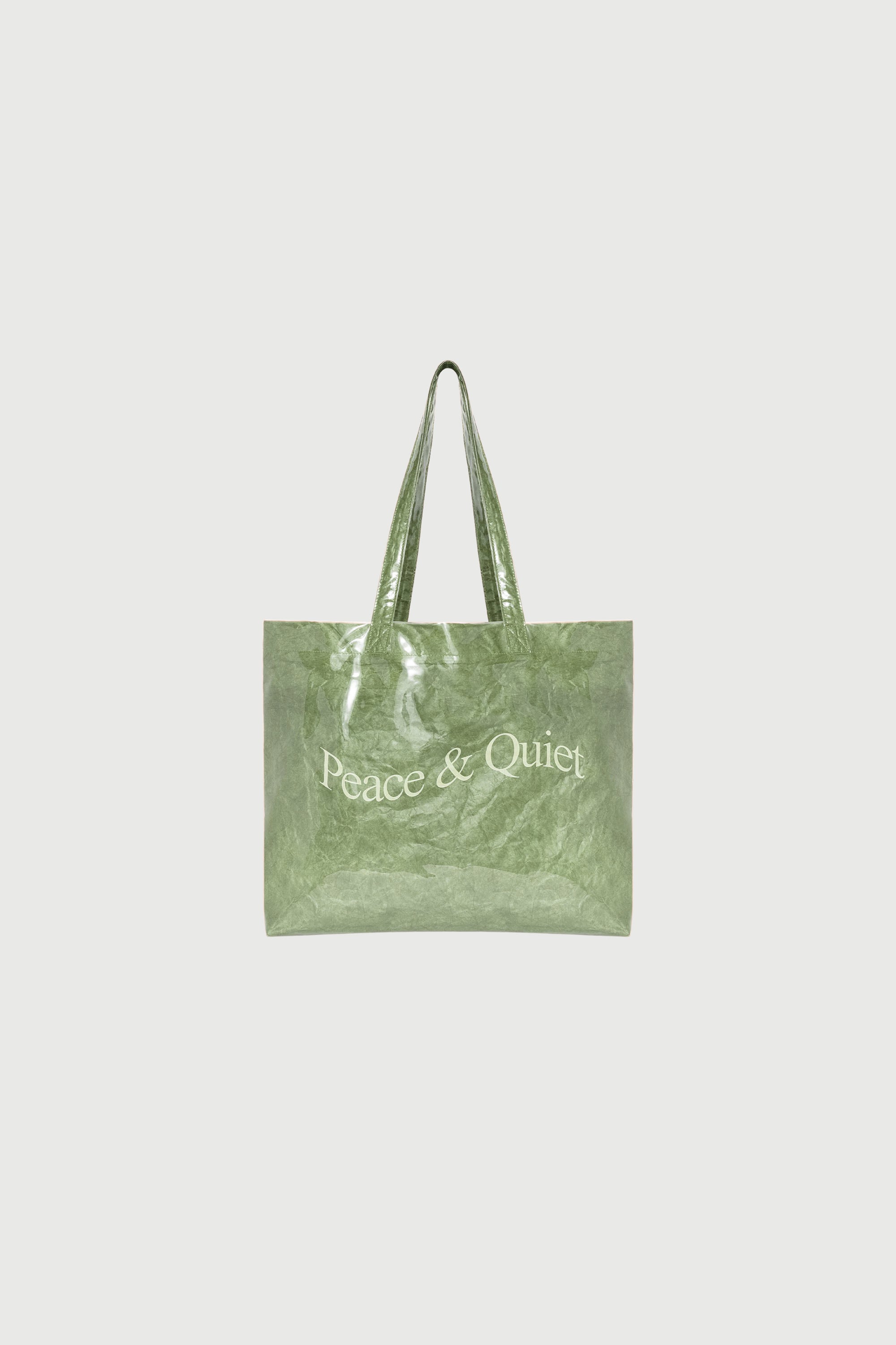 Wordmark PVC Kraft Bag Green