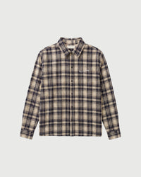 Wordmark Button Up - Navy