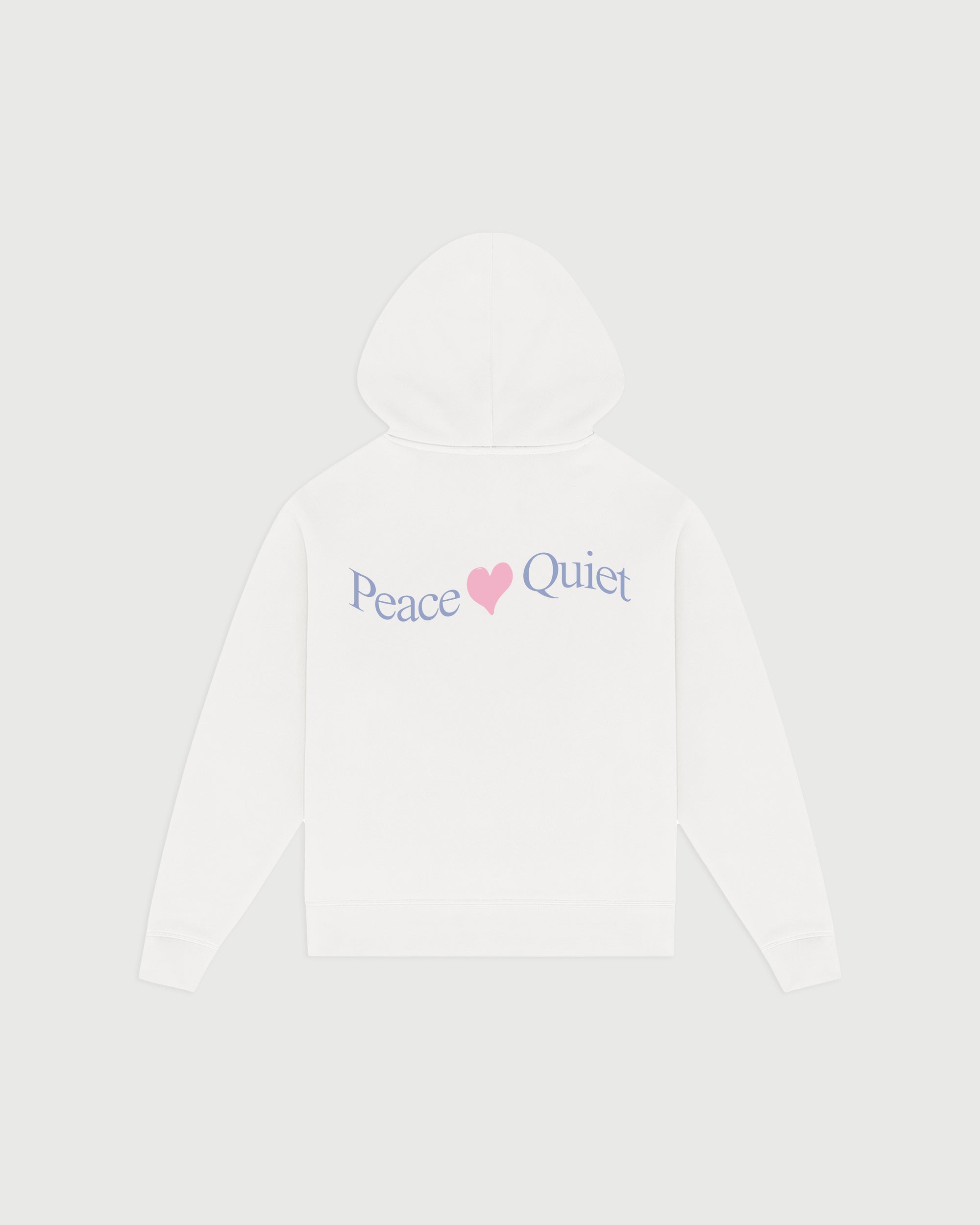 Wordmark Valentine Hoodie - White