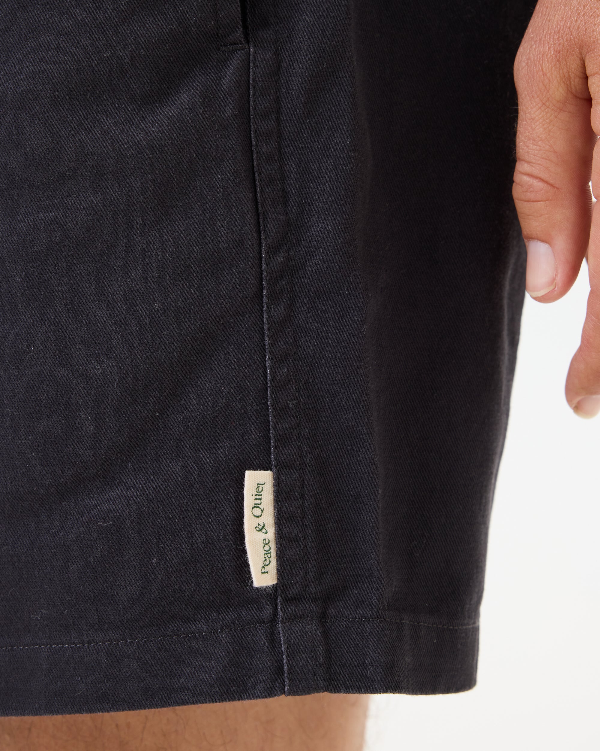 Leisure Twill Shorts - Black