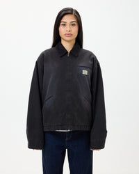 Utility Canvas Work Jacket - Black