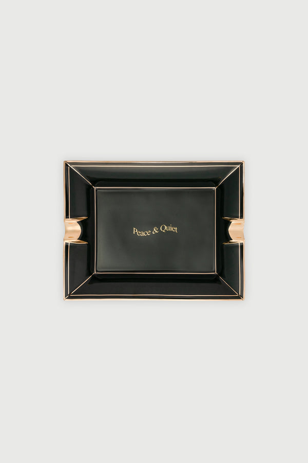 Porcelain Ash Tray - Forest/Gold